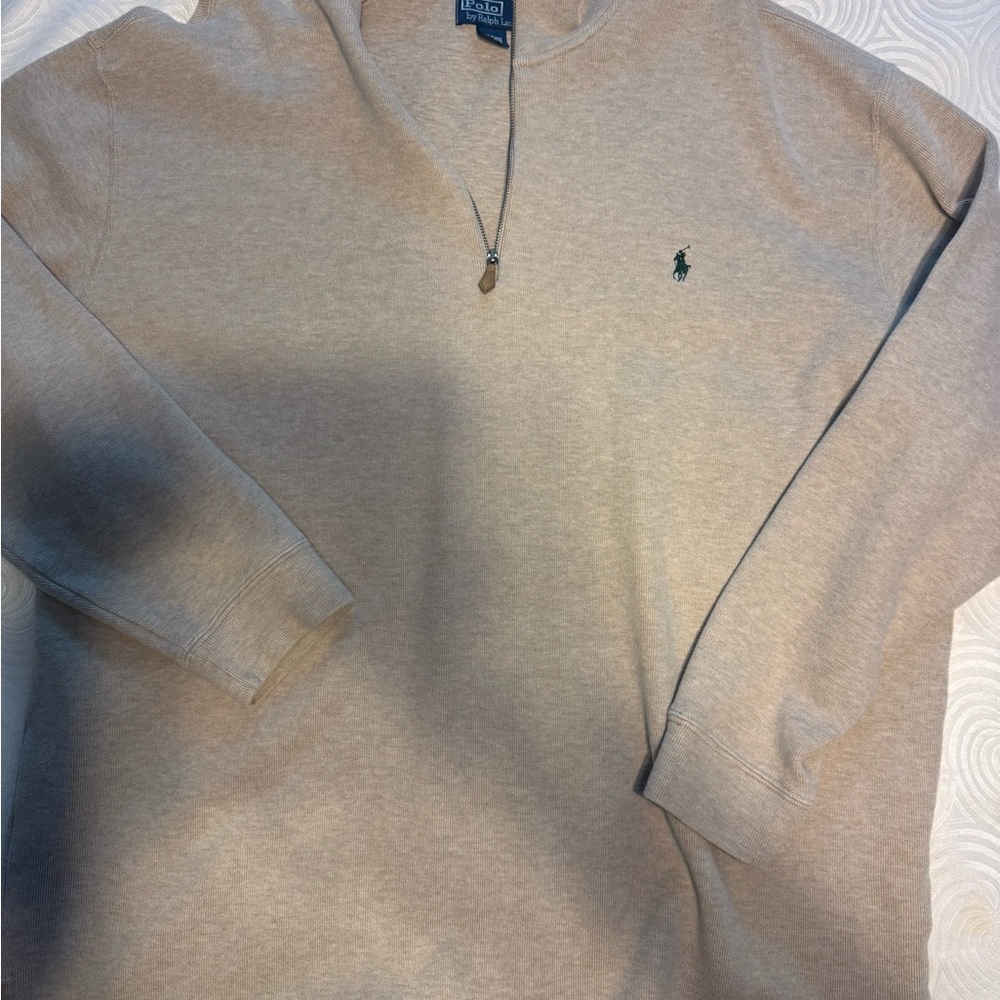 Ralph Lauren Tan Polo Sweatshirt